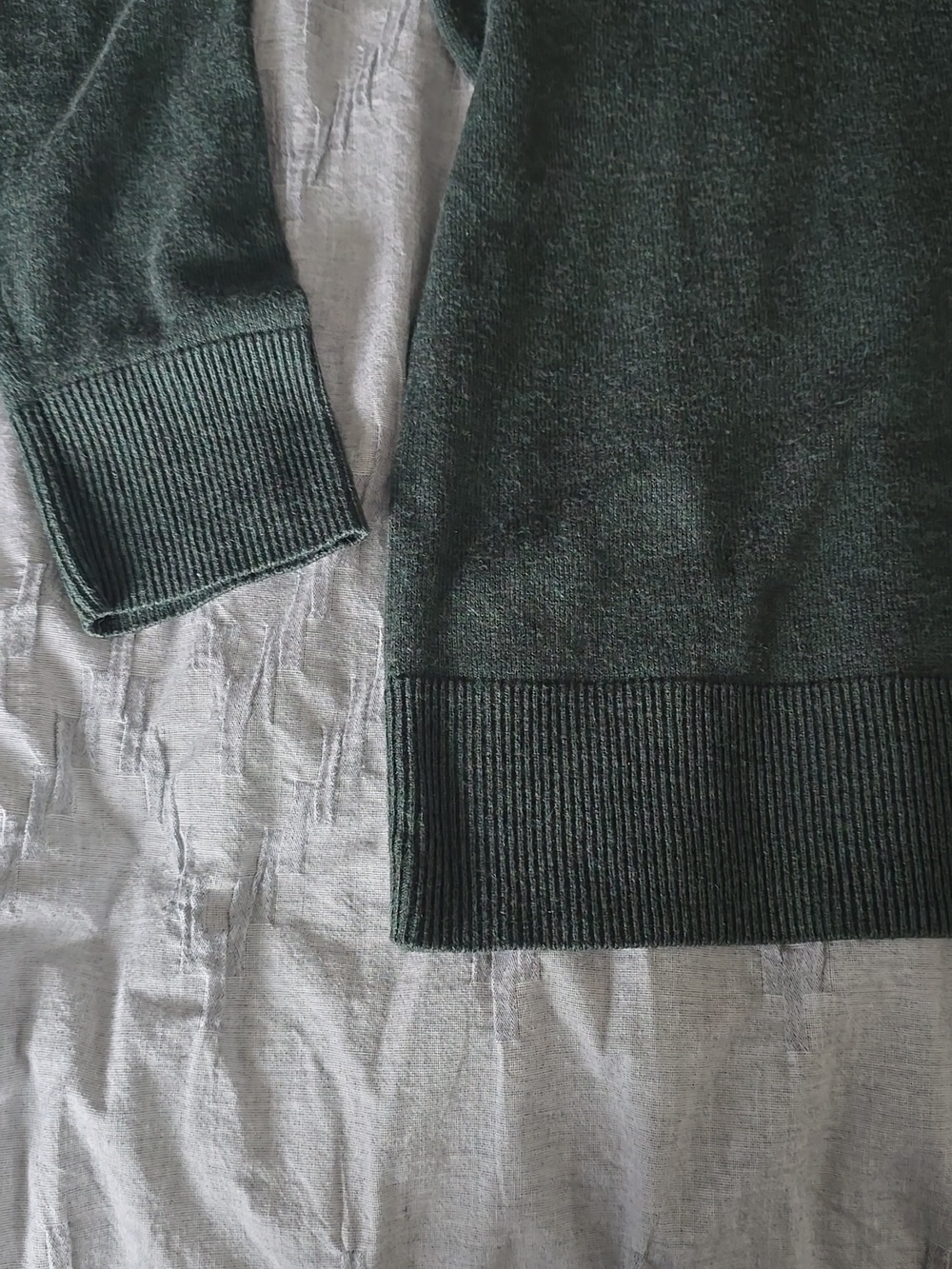 Forest Green Crewneck Sweater - Picture 3 of 6